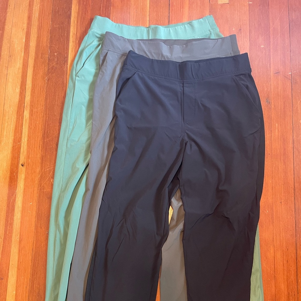 Athleta Brooklyn Ankle Pant Size 10 Bundle - Black & Green & Gray